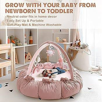 4 in 1 Baby crib | Walker | play mat | gym | Eco friendly