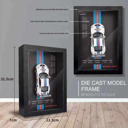 3D Sports Car Frames - 1:32 metal die cast Model