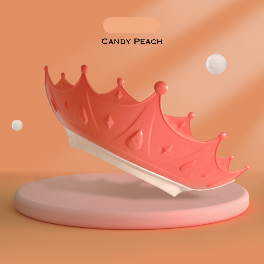 Crown baby shower cap | haircut | adjustable