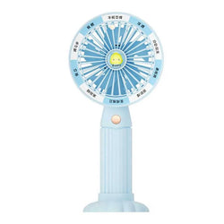 Handheld Fan Fun Turntable 3 speed Power Silent | USB charging with mini games - Kidspark