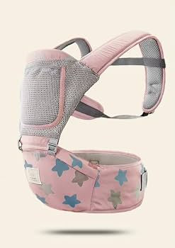 I mama premium korean stars baby carrier | Hip seat | detachable head support | storage