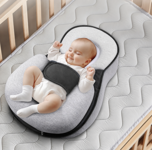 Kidspark Dream Nest baby bed: relieves colic | painful gas and acid reflux | 15° inclination recommended by pediatricians