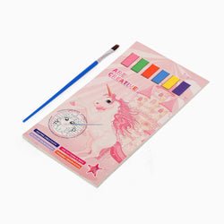 paint book with printed pages & inbuilt color -random girl print-for your painting solutions - Kidspark