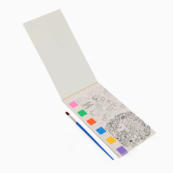 paint book with printed pages & inbuilt color -random girl print-for your painting solutions - Kidspark