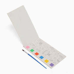 paint book with printed pages & inbuilt color -random girl print-for your painting solutions - Kidspark