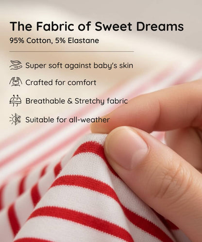 Kidspark Sleepie Pro | flamingo Premium Baby Swaddle Wrap | 1 TOG | Soft Breathable Newborn Sleep Sack | Anti-Startle Sleep Wrap | 0-6 month