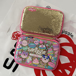 Smiggle embossed large pencil case (girls) - Kidspark
