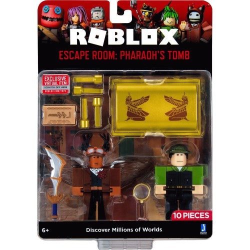 Roblox action collection - Escape room the pharaohs tomb game ( 10 pcs ) - Kidspark