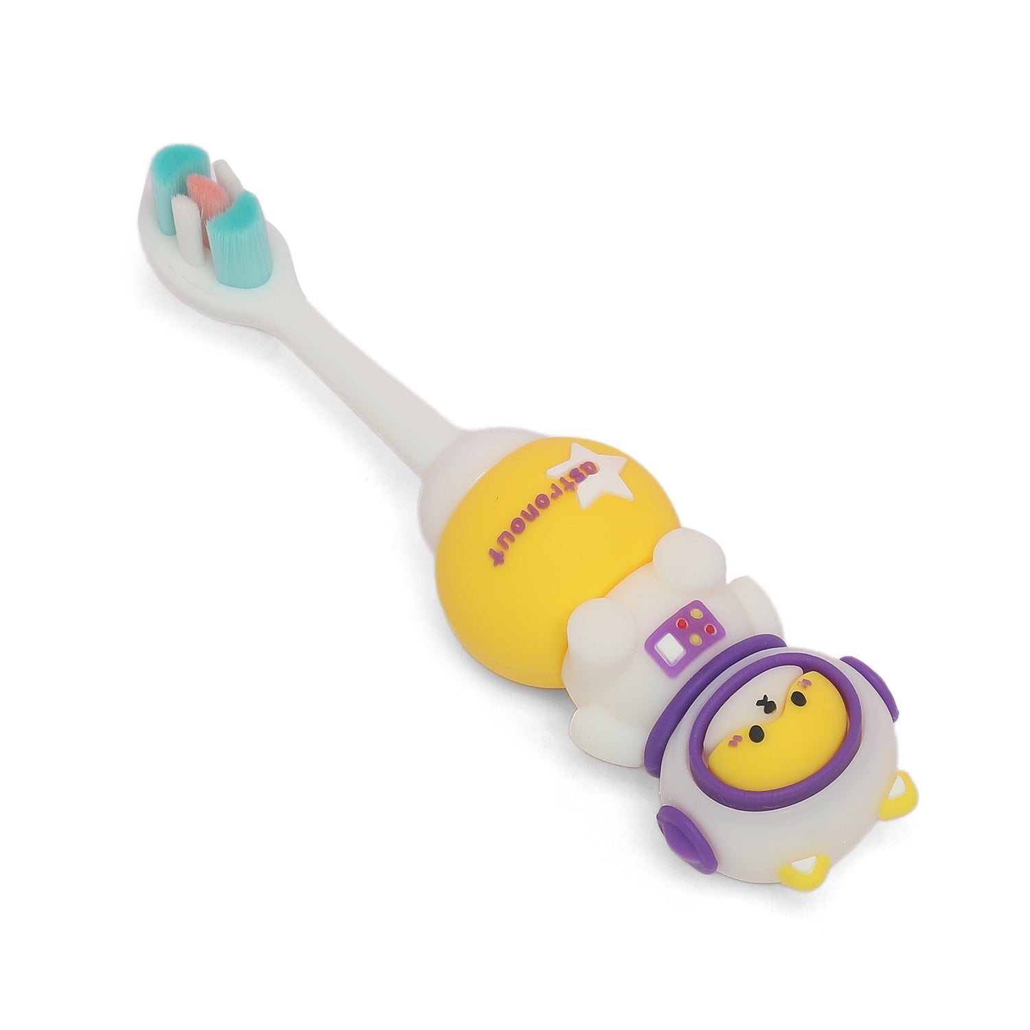 ZORSE baby toothbrush special curated for your child's teeth in style 2-7 year olds (random space bear-print)