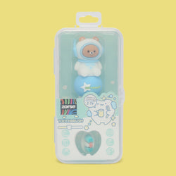 ZORSE baby toothbrush special curated for your child's teeth in style 2-7 year olds (random space bear-print) - Kidspark