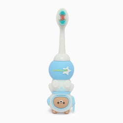 ZORSE baby toothbrush special curated for your child's teeth in style 2-7 year olds (random space bear-print) - Kidspark