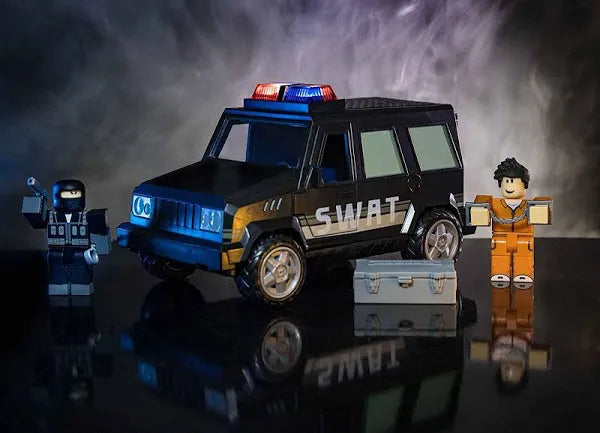Roblox Action Collection Jailbreak Swat Unit Vehicle (8pcs) - Kidspark