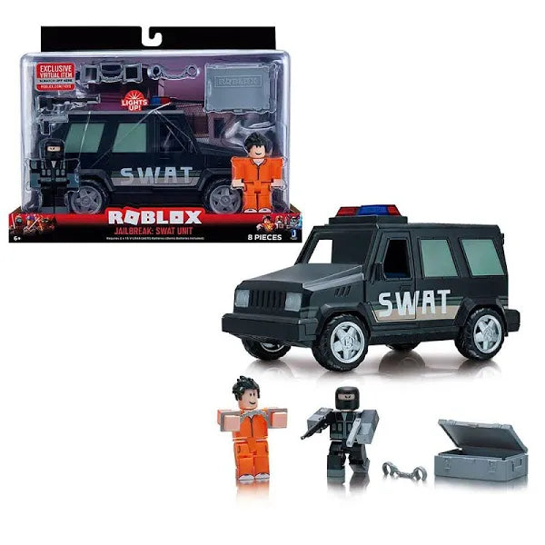 Roblox Action Collection Jailbreak Swat Unit Vehicle (8pcs) - Kidspark