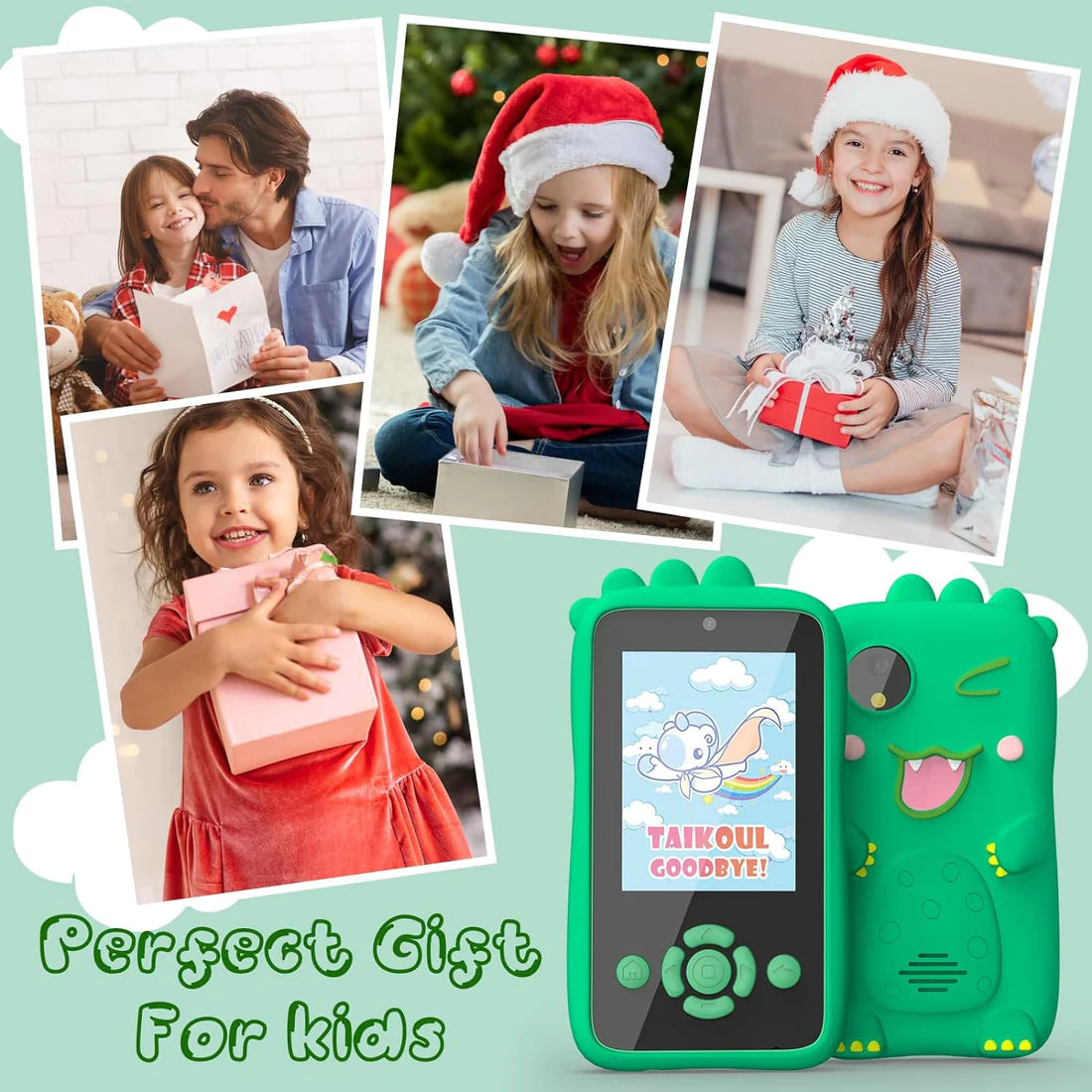 Kids smartphone camera toy phone with games and more!