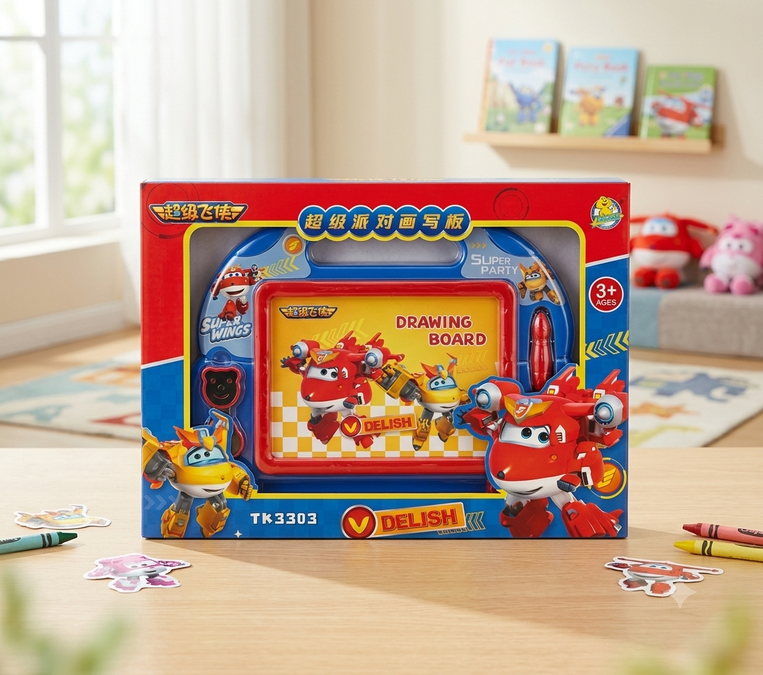 CARS Magnetic Drawing Board Set for Kids