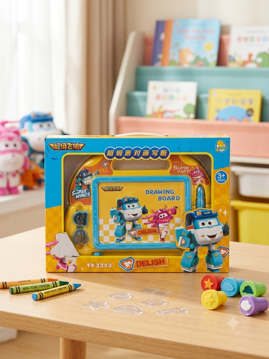 CARS Magnetic Drawing Board Set for Kids