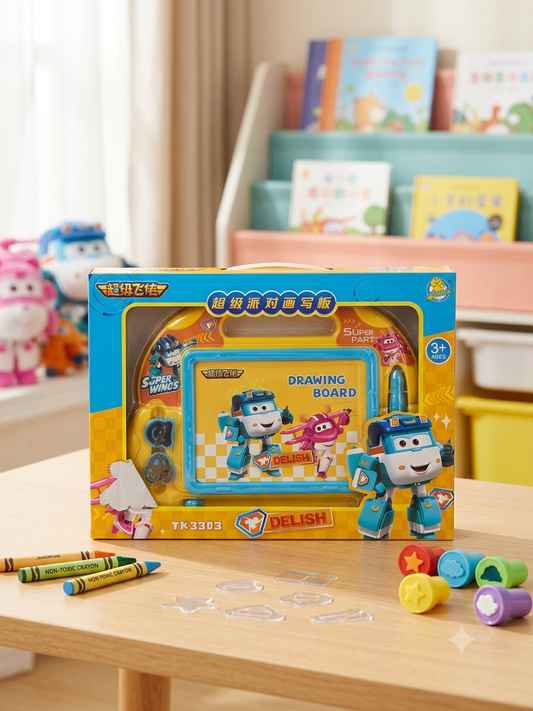 CARS Magnetic Drawing Board Set for Kids