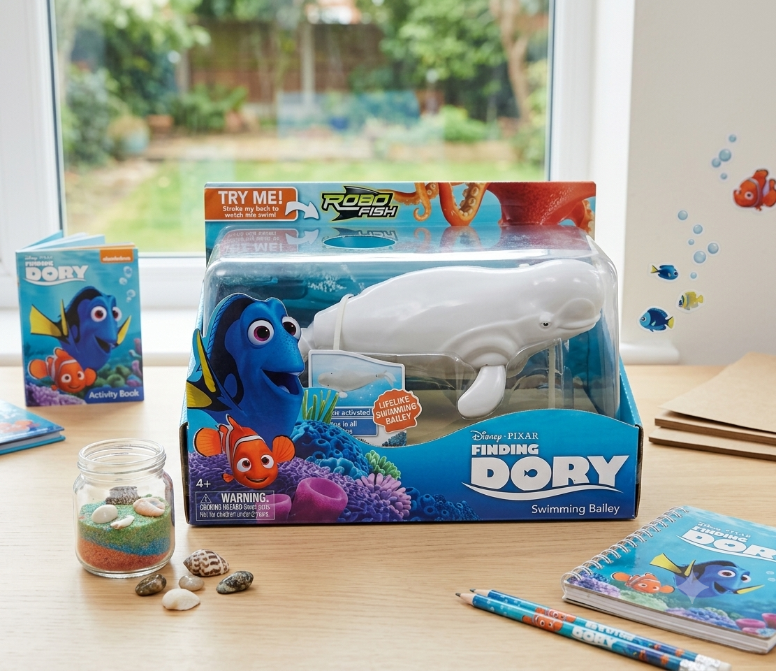 Disney Finding dory swimming Bailey ROBO fish