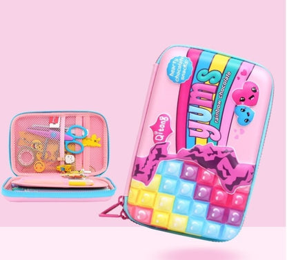 Qitong rainbow chocolates pencil pouch