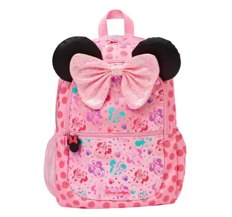 Smiggle - 16 inch Premium 3D pink Minnie Backpack
