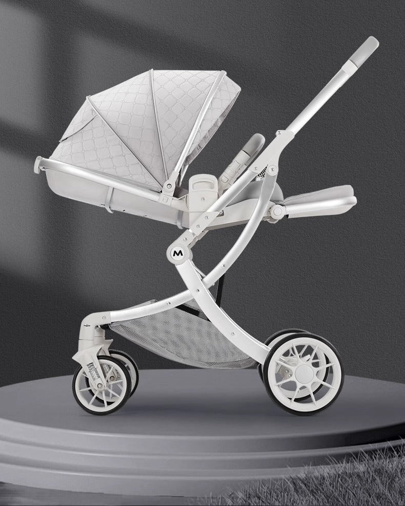 Kidspark Bellini baby stroller | High view reversible seat | All terrain wheels | sleekest design | luxury redefined