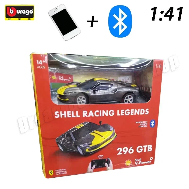 Bburago 1:41 Ferrari 296 GTB remote-controlled racing car