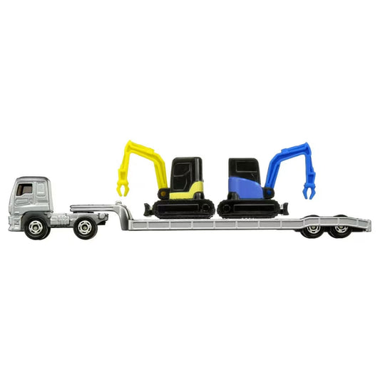 TOMICA(LONG TYPE) No.142 ISUZU GIGA HEAVY CONSTRUCTINO MACHINERY TRANSPORTER