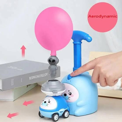 Balloon Powered Car Set Creative Cute Aerodynamic Car Toy