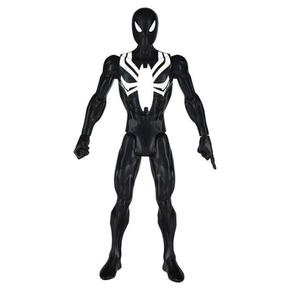 Spider-Man Titan Hero Series Web Warriors: Black Suit Spider-Man Action Figure