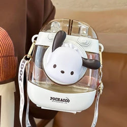 Sanrio premium quality embossed sipper plus push to open bottle (plastic) - 1000 ml - Kidspark