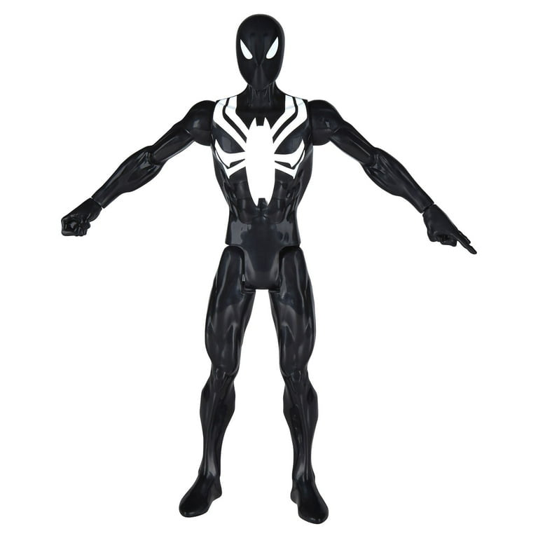 Spider-Man Titan Hero Series Web Warriors: Black Suit Spider-Man Action Figure