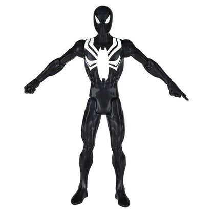 Spider-Man Titan Hero Series Web Warriors: Black Suit Spider-Man Action Figure