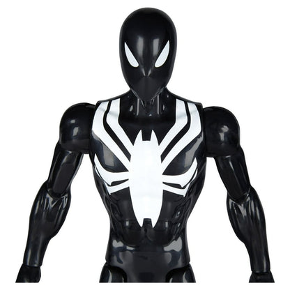 Spider-Man Titan Hero Series Web Warriors: Black Suit Spider-Man Action Figure