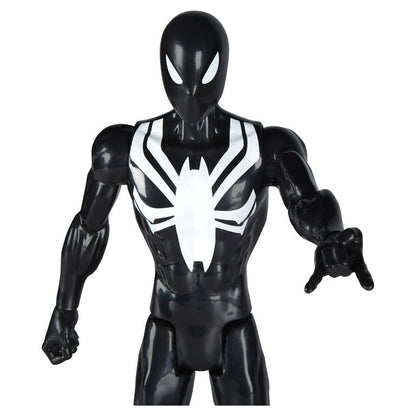 Spider-Man Titan Hero Series Web Warriors: Black Suit Spider-Man Action Figure