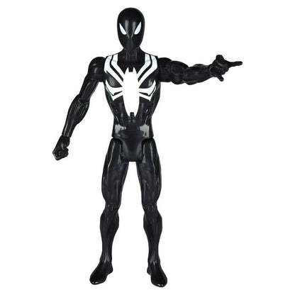 Spider-Man Titan Hero Series Web Warriors: Black Suit Spider-Man Action Figure