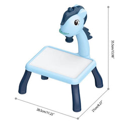 Drawing Projector Table, Plastic Creativity Manual Ability 24 Patterns Projector Painting Board for Early Learning Art - Kidspark