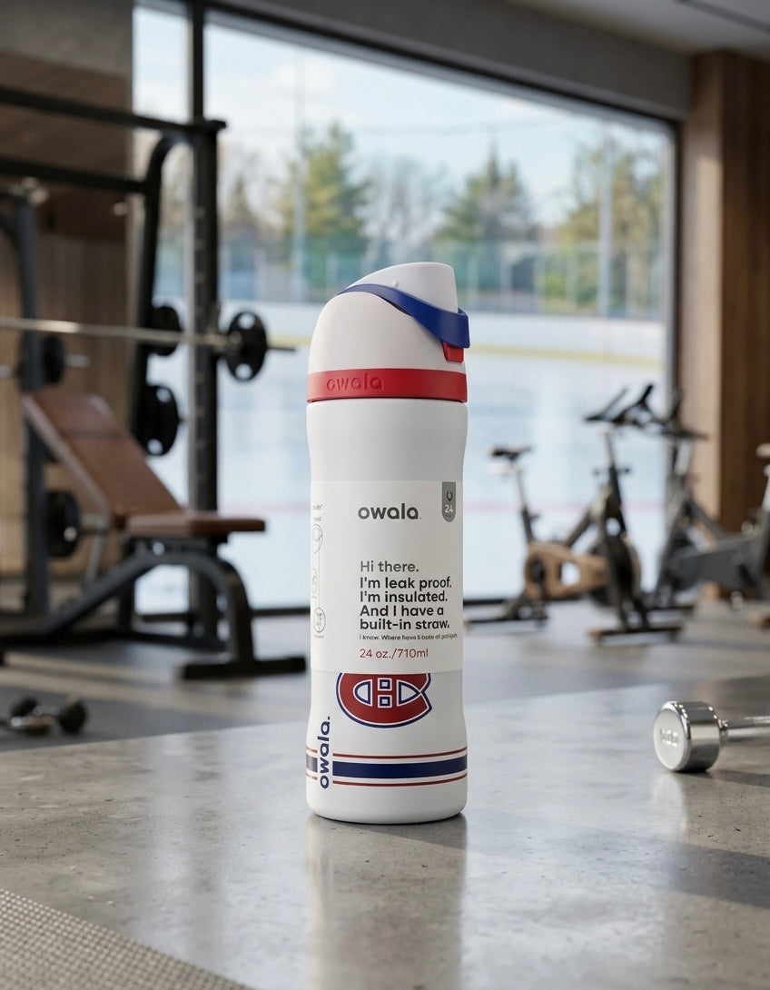 Owala  canadiens Montreal | FreeSip - 710ml | 24 oz - white