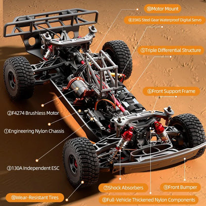 JJRC C8822 1:8 Brushless RC Monster Truck 4WD 90KM/H