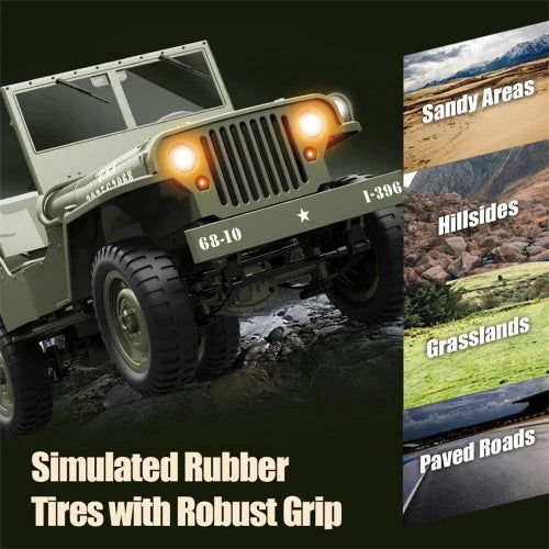 JJRC C8815 Willys Military Jeep 1:10 RC Truck