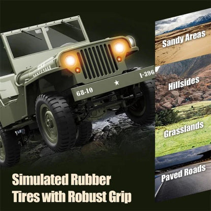 JJRC C8815 Willys Military Jeep 1:10 RC Truck