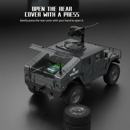 JJRC C8835 1:16 4WD RC Military Jeep with LED Lights