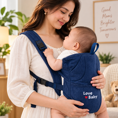 KidSpark XL premium baby carrier | 6 seat positions | premium feel