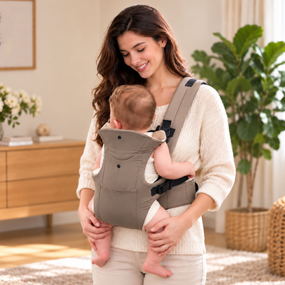 Kidspark Aiebao premium baby carrier | padded straps | M position sit| built in teether