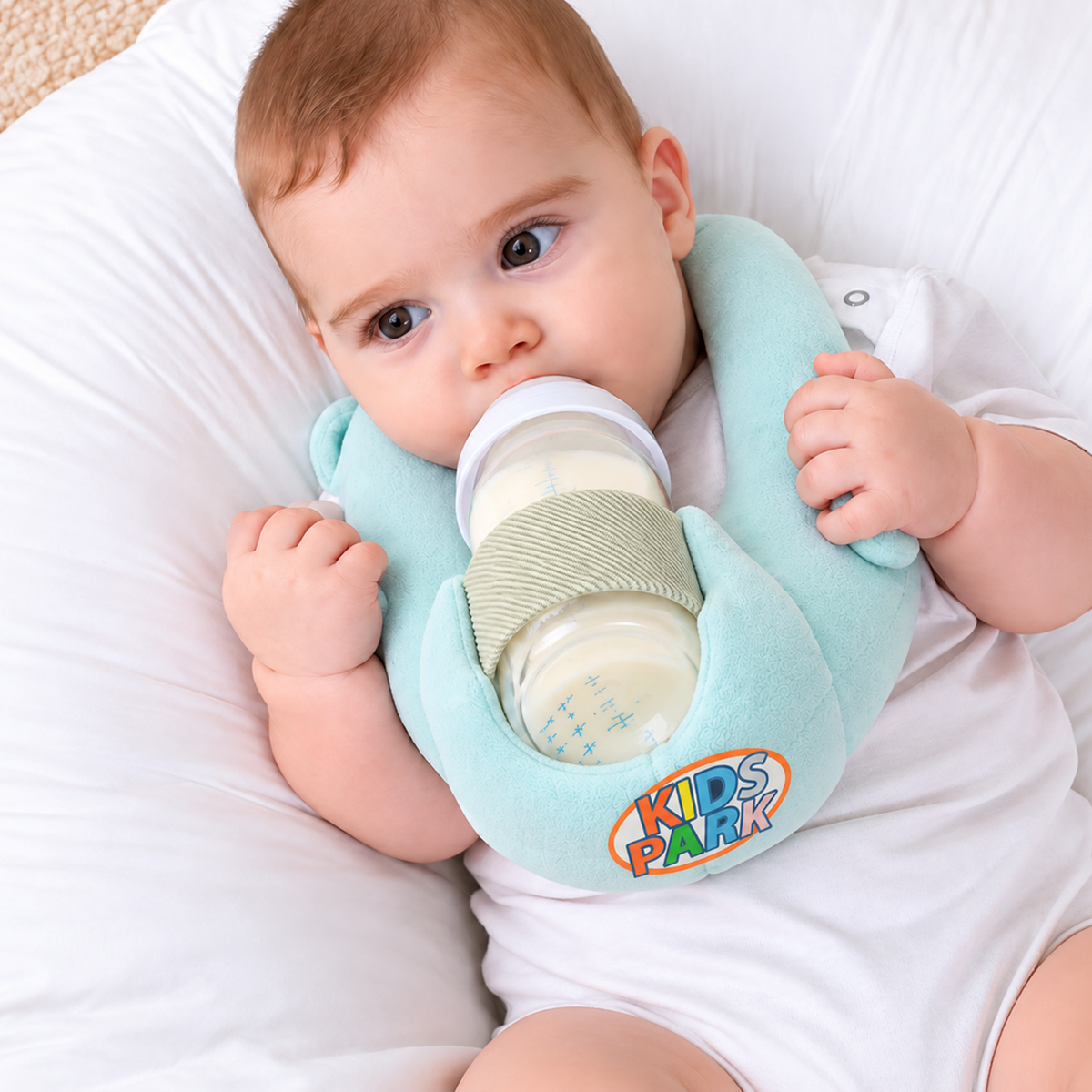 Kidspark Baby bottle holder Baby feeding pillow | Nursing | bottle holder | Anti-spitting milk pillow | Relieves sore hands