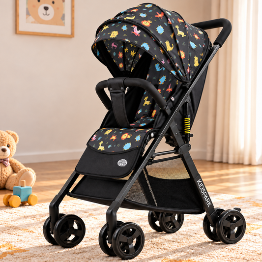 Kidspark Bunny buddy stroller  | Lightweight | Travel friendly | one Click fold | 5 point safety