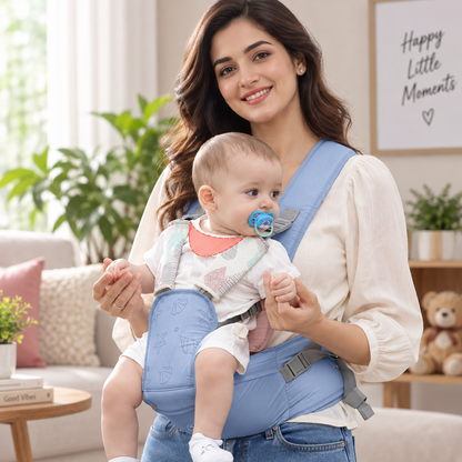 Kidspark M-V premium baby carrier | M shaped design | hip seat | 5 point protection
