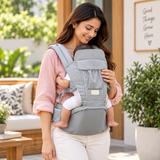 Kidspark carry me premium baby carrier | cushioned strap | bottle holder | hip seat
