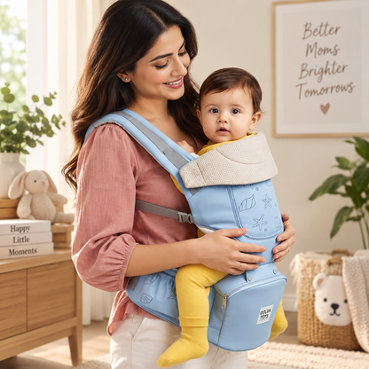 Kidspark loveme baby carrier | super adjustable | premium materials | cradle position
