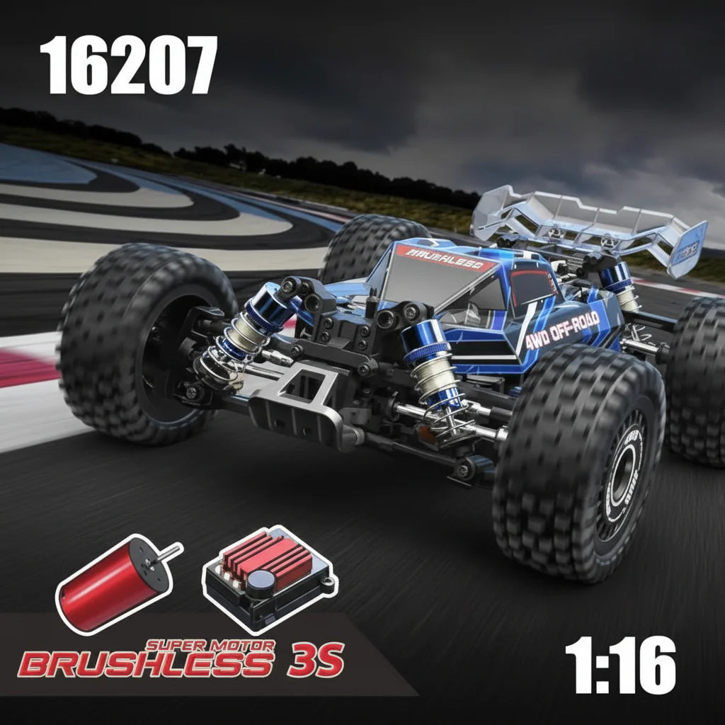 MJX Hyper Go 16207 1:16 4WD Brushless Buggy RC Car 3S 45A ESC