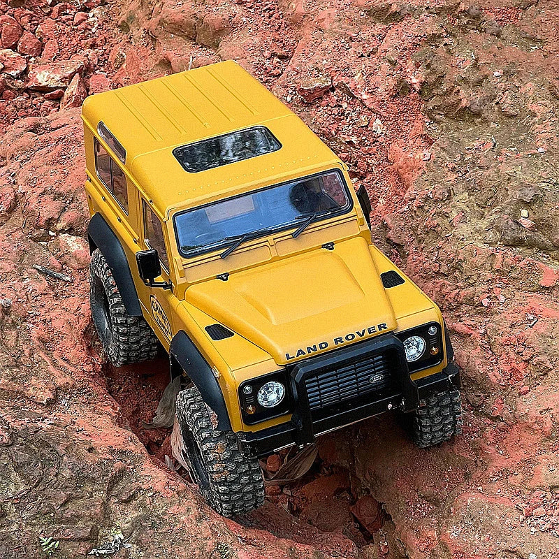 MN Model MN999 1:10 D90 Defender 4WD RC Crawler with 3-Speed Transmission & Metal Drivetrain